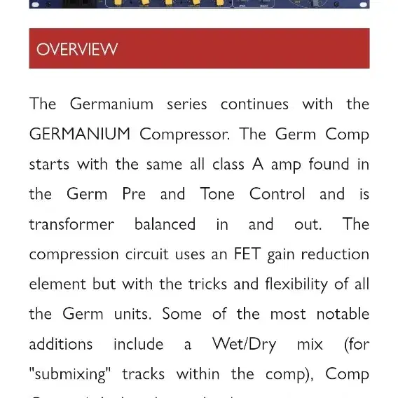 Chandler Limited Germanium Compressor