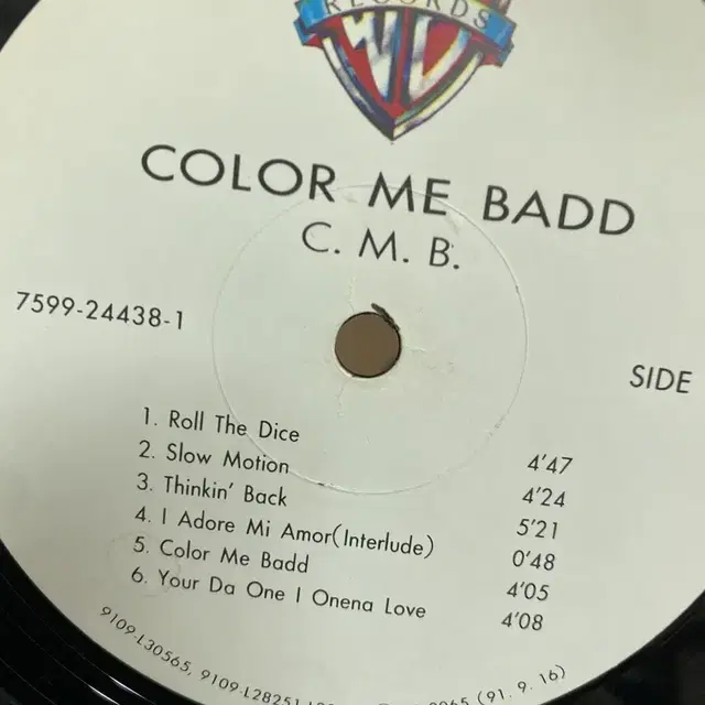 COLOR ME BADD LP / AA5521