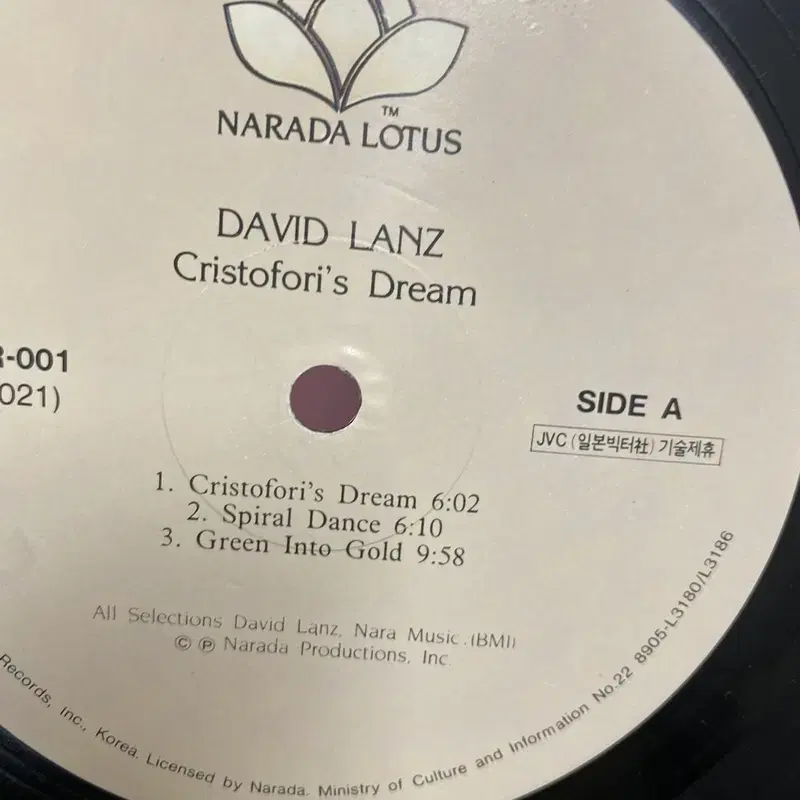 DAVID LANZ CRISTOFORIS LP / AA5524