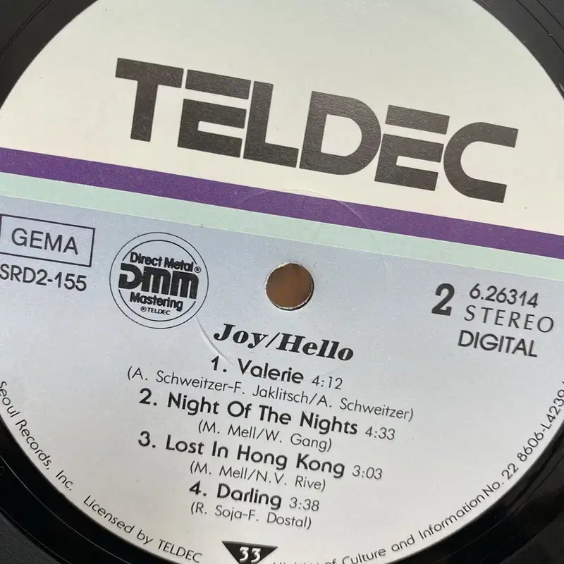 JOY HELLO  LP / AA5531