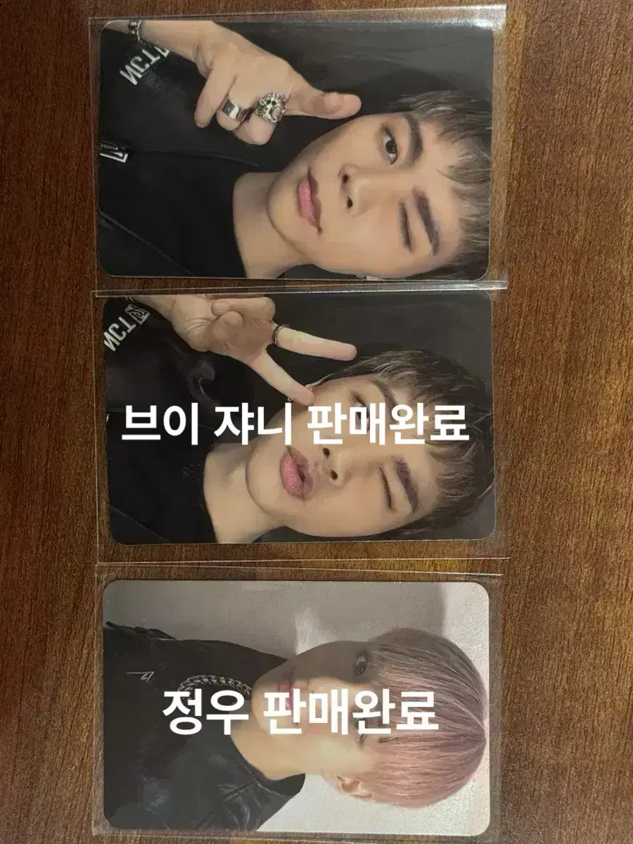 @pigduck photocard johnny,jungwoo (pop up MD 50,000 won, 100,000 won, soundwave unreleased photocard)