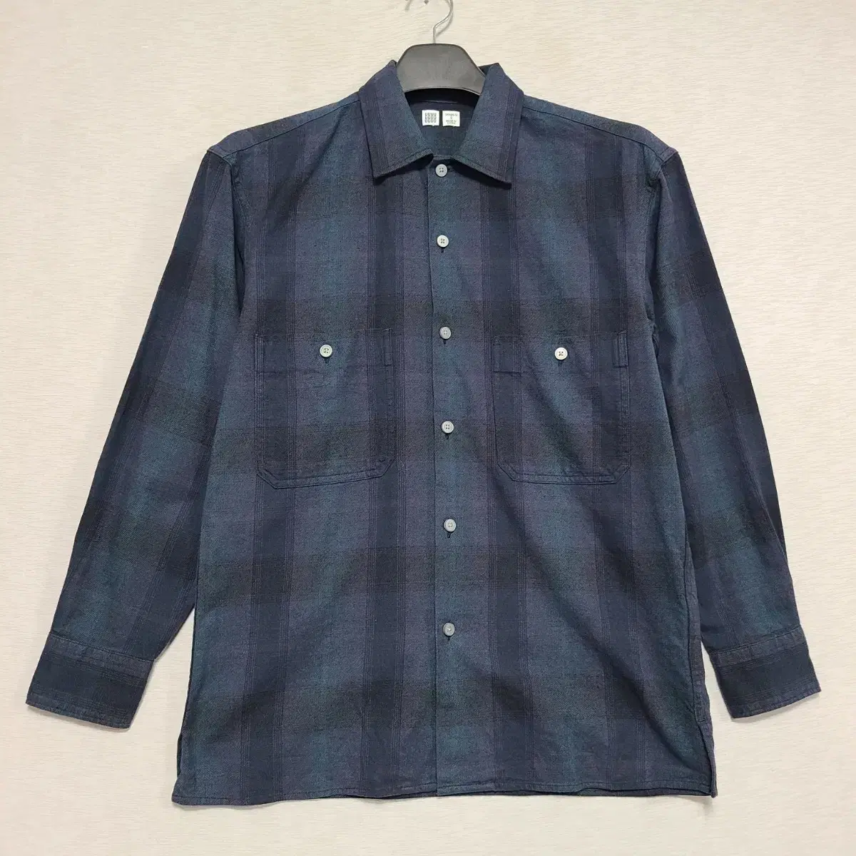 ㅡ Uniqlo U Ganseason check shirt M95 ㅡ0925