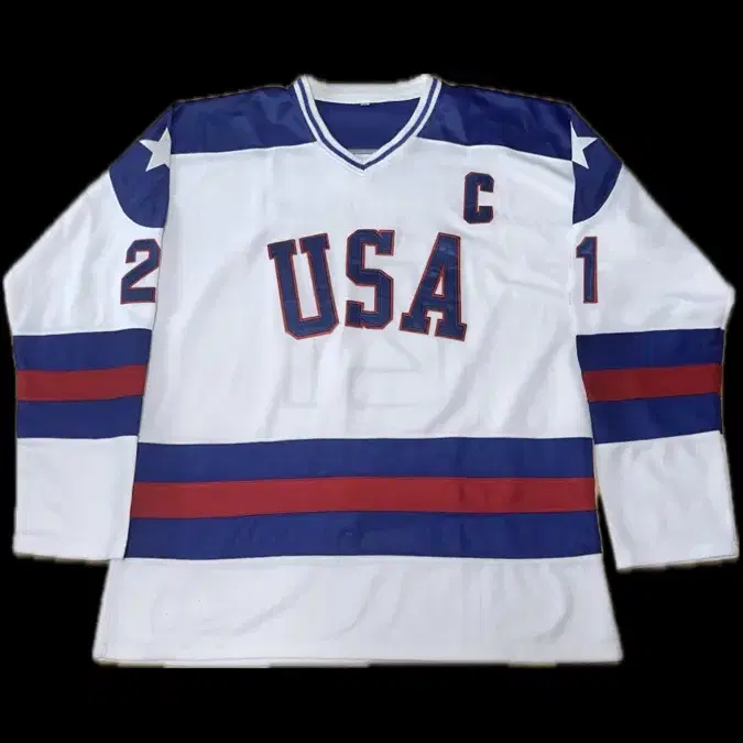 1980s USA Eruzione ice hockey Jersey