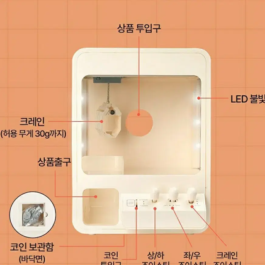 커피캡슐뽑기 머신 (커피캡슐보관함)