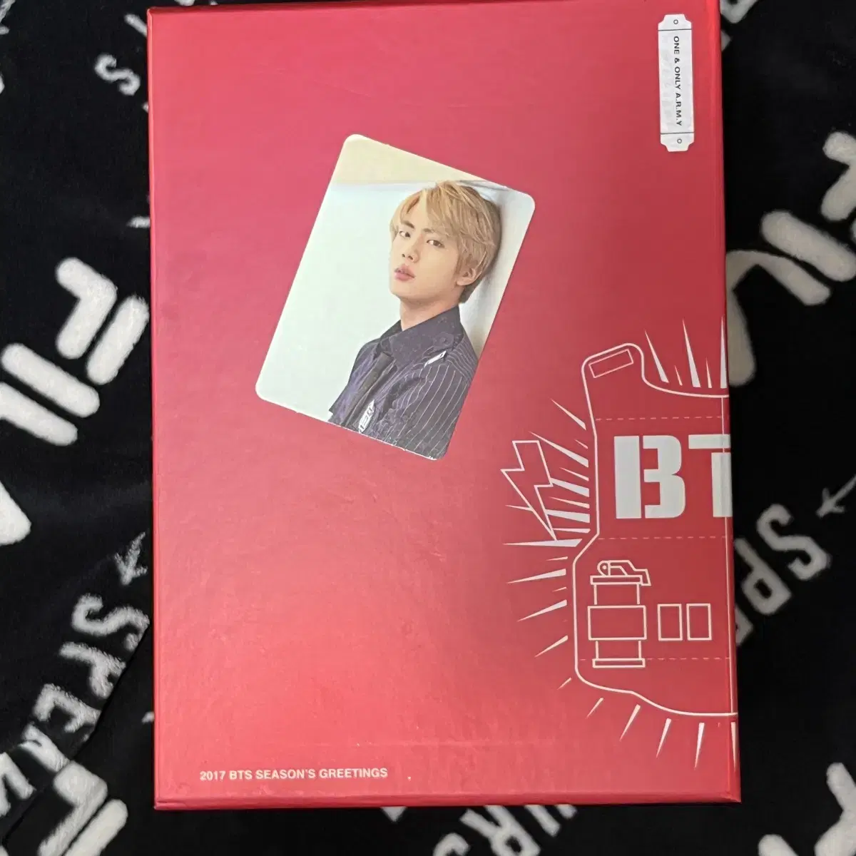 방탄 bts 2017 시즌그리팅 시그 dvd 석진 포카