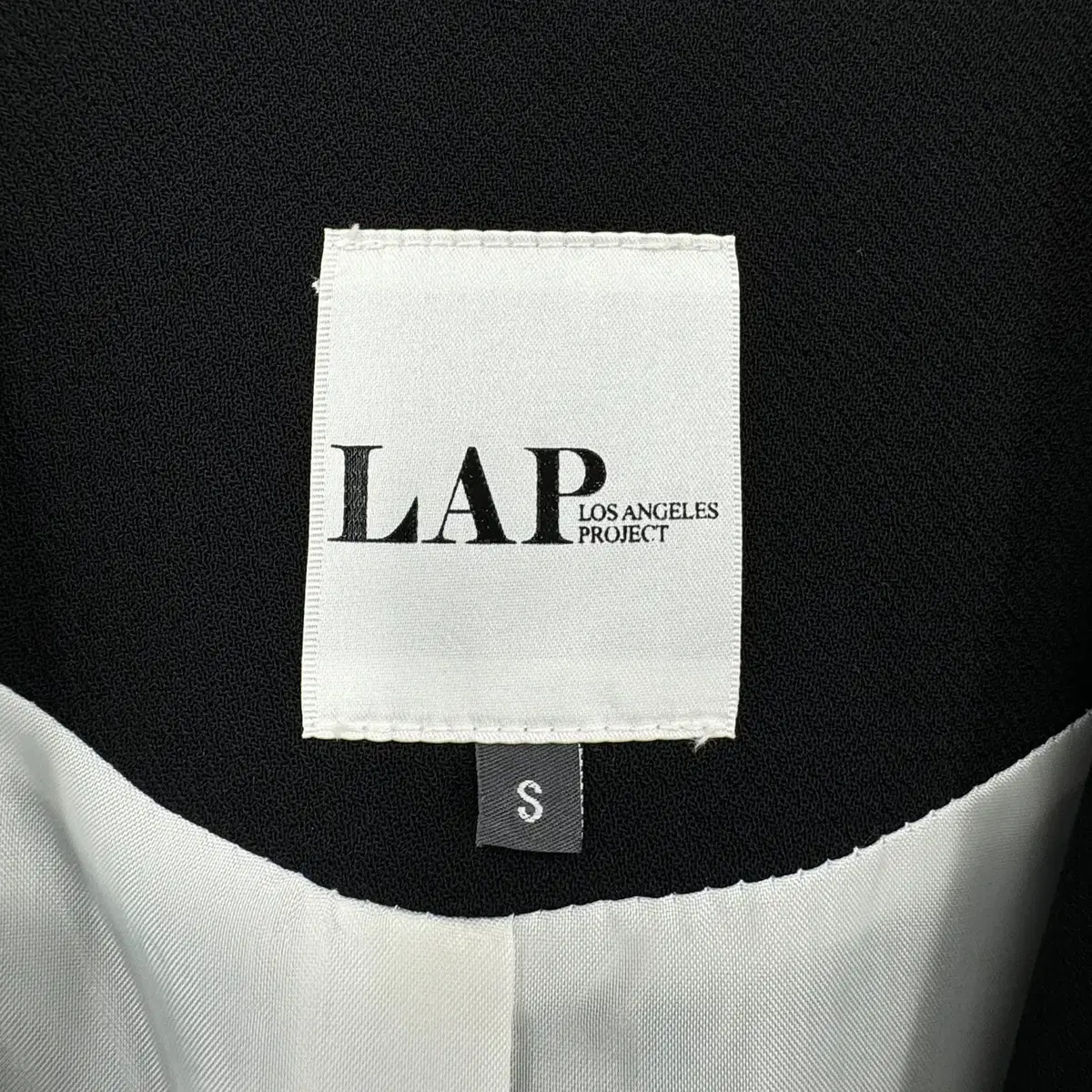 LAP 랩 배색 자켓 블레이저 (S size / BLACK)