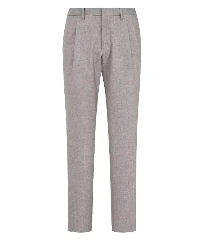 LARDINI Lardini Two-pleated grey wool slacks trousers with slacks (IT50)