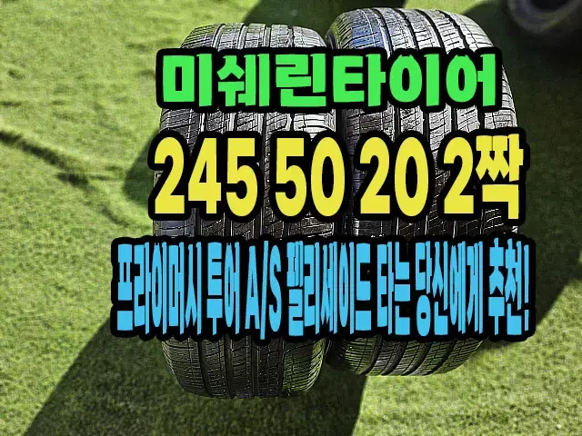 펠리세이드 순정 미쉐린타이어 245 50 20 2짝.2455020.