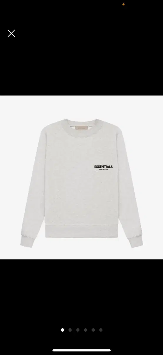 [M]Peogat Essential Light Oatmeal Crewneck Sweatshirt