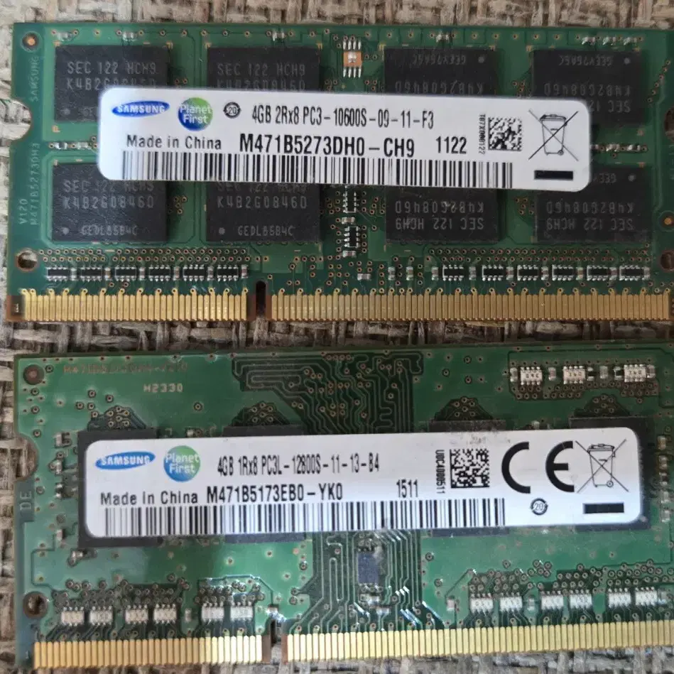 SAMSUNG DDR3 4G 12800S