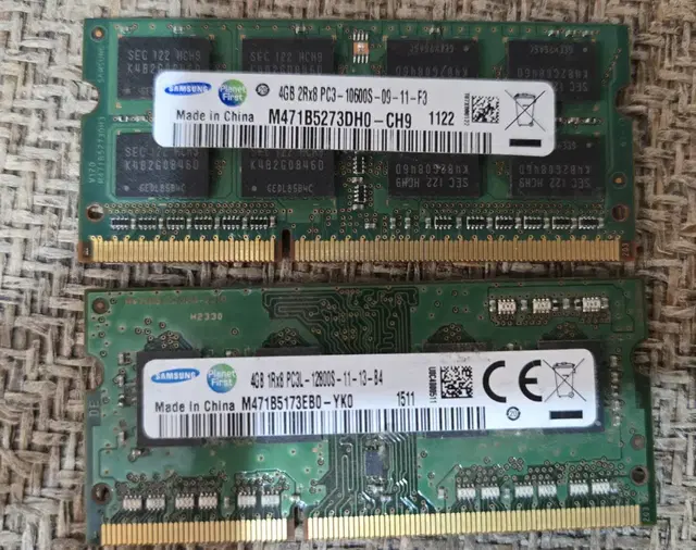 SAMSUNG DDR3 4G 12800S