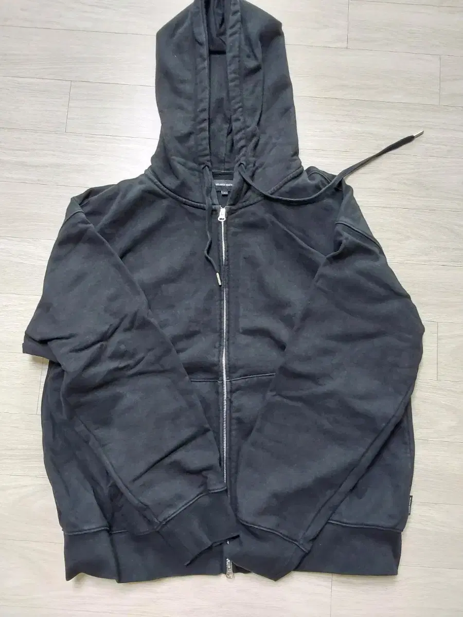 MelangeMaster Hoodie Zip-Up Size L Black