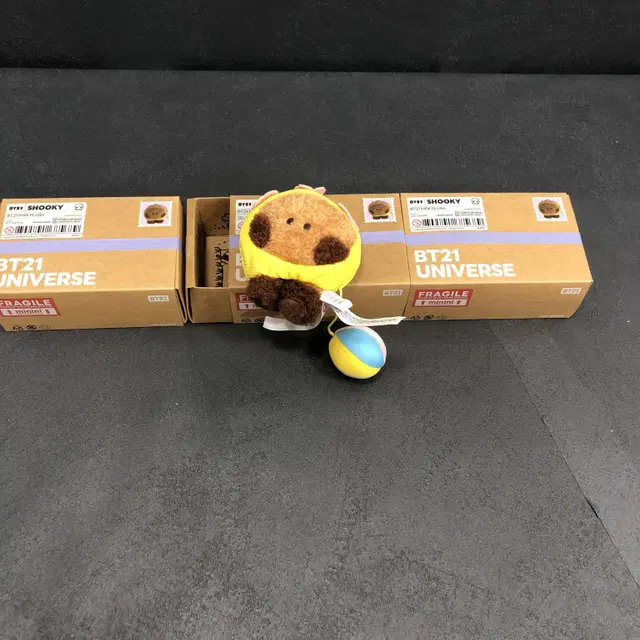 라인프렌즈 BT21  SHOOKY 미니니  썸머 스탠딩 인형