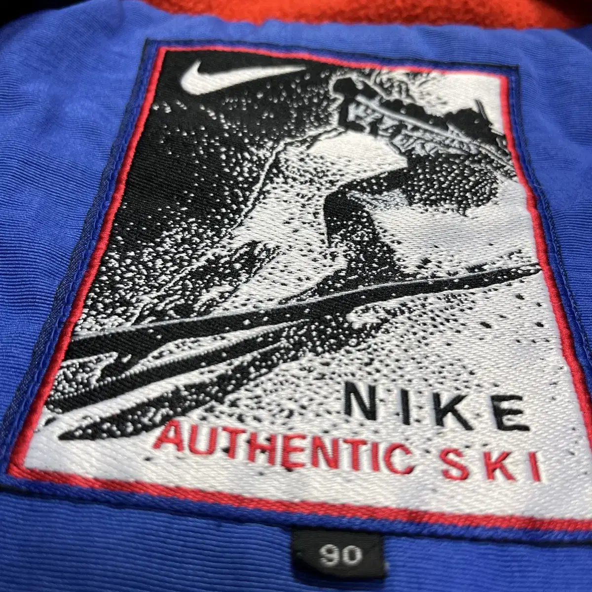 90s Nike Ski 나이키 배색 올드스쿨 스키 집업 자켓