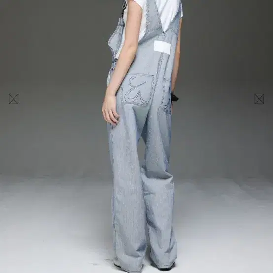 글로니 THE JANE OVERALLS (STRIPE)