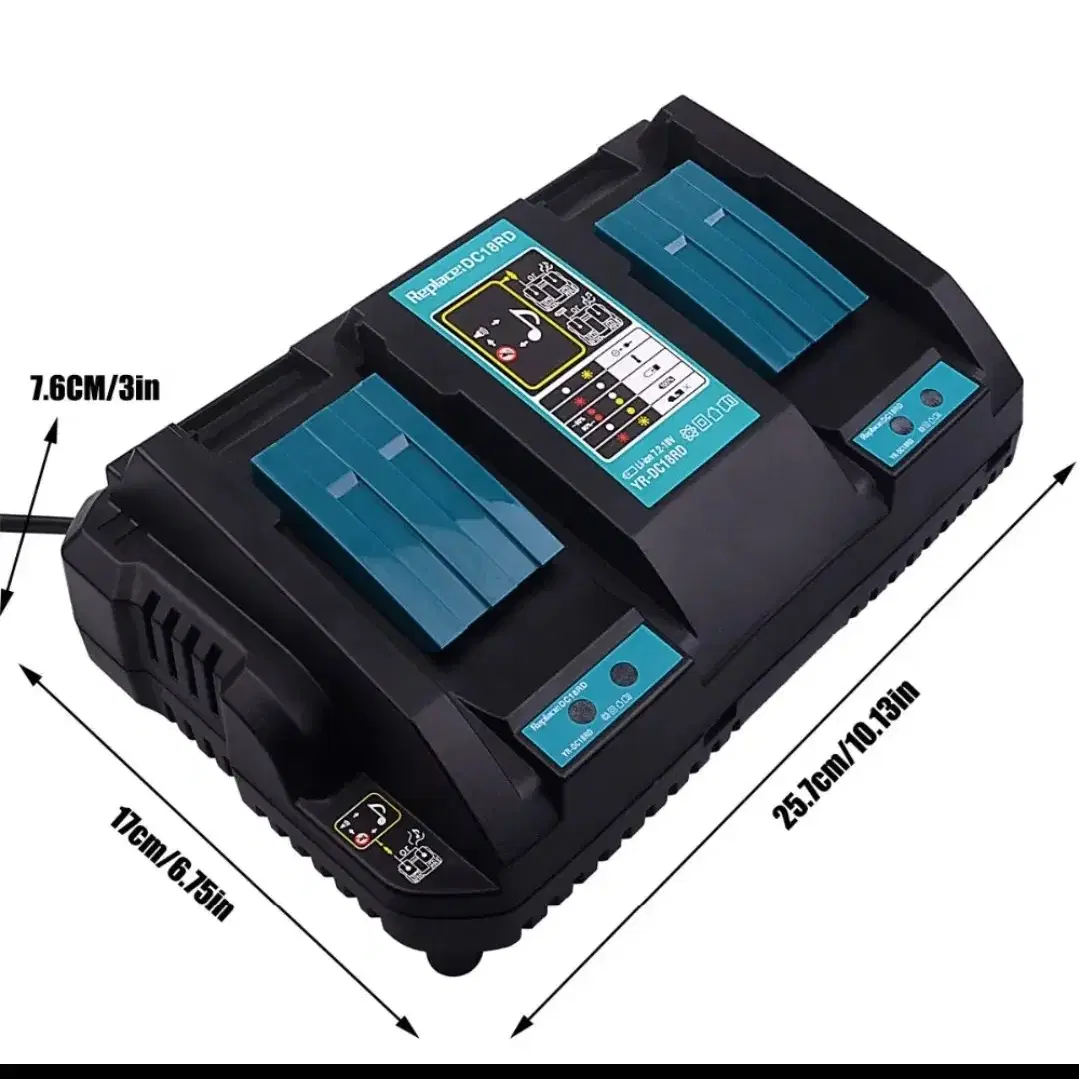 마끼다 호환 듀얼 충전기 18V 6A (무료배송)