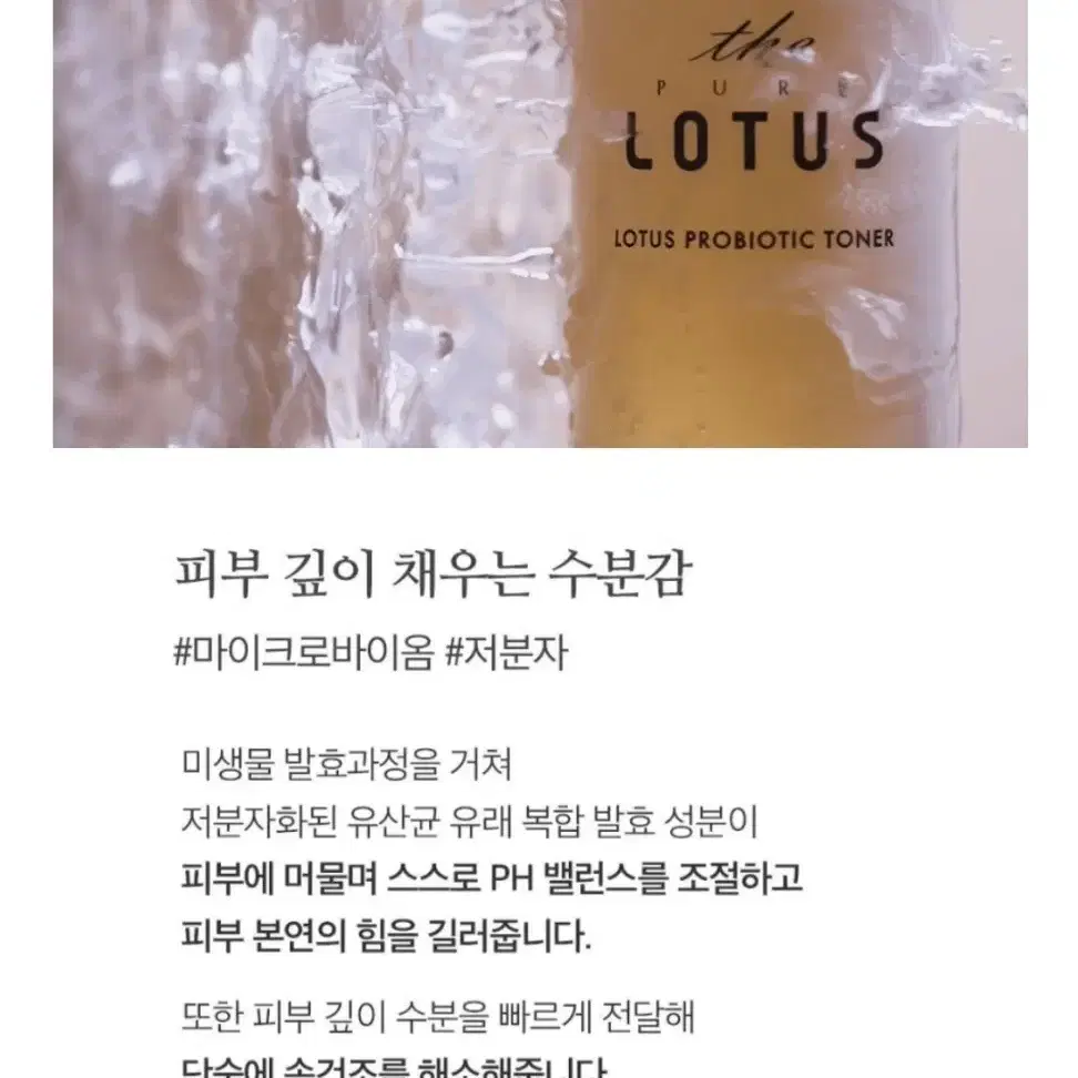 연꽃 토너 스킨