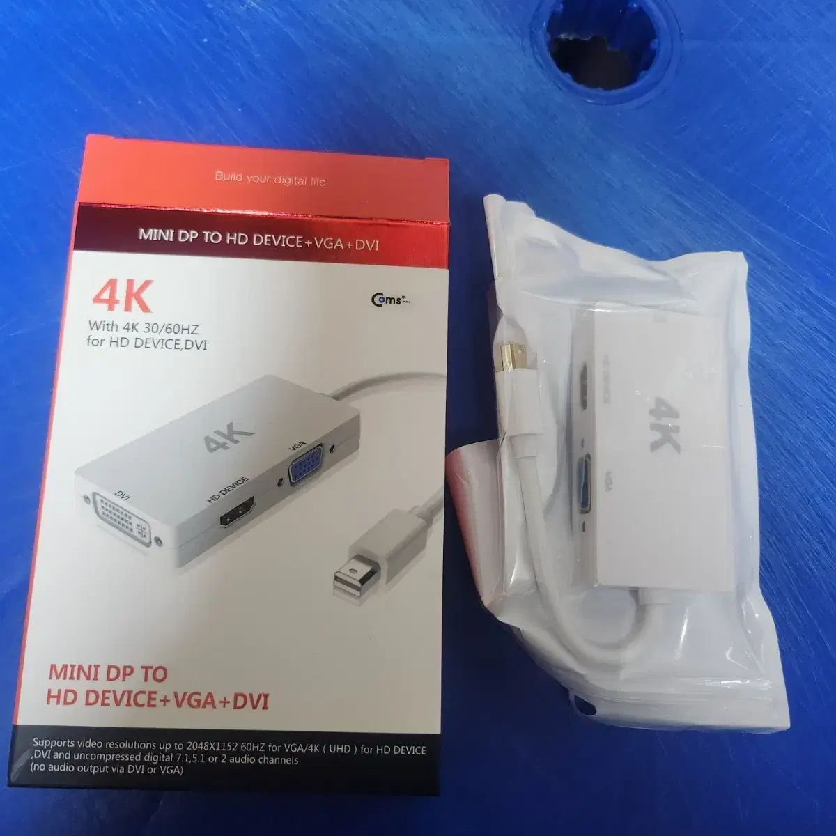 DP with 30/60HZ 4K HDMI/DVI /VGA 어답터