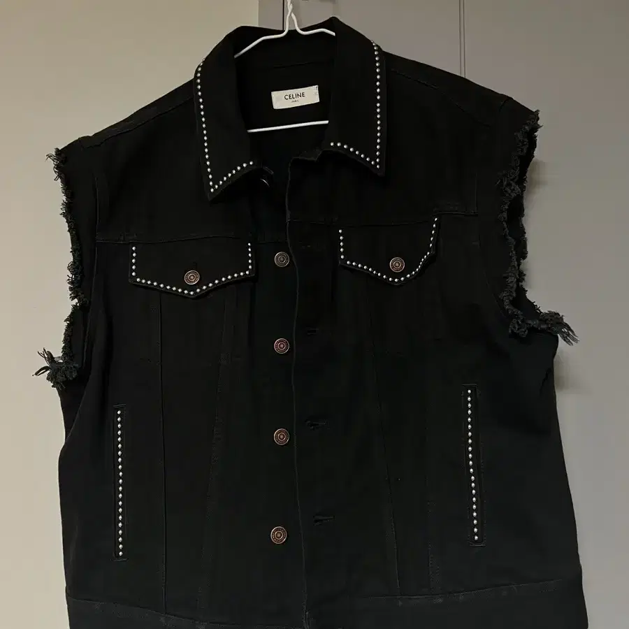 celine denim vest (셀린느 데님 베스트 자켓)