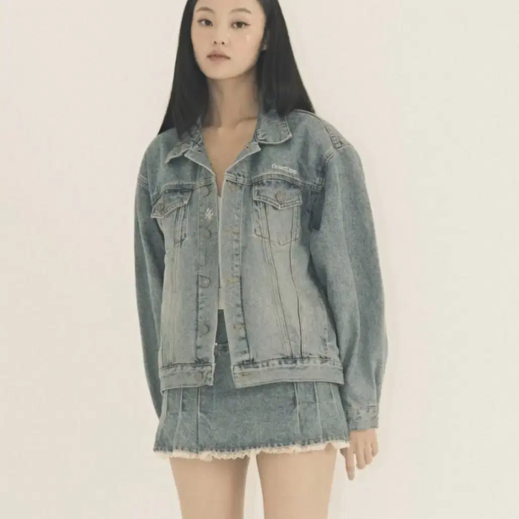 쓰리타임즈 Perky denim jacket