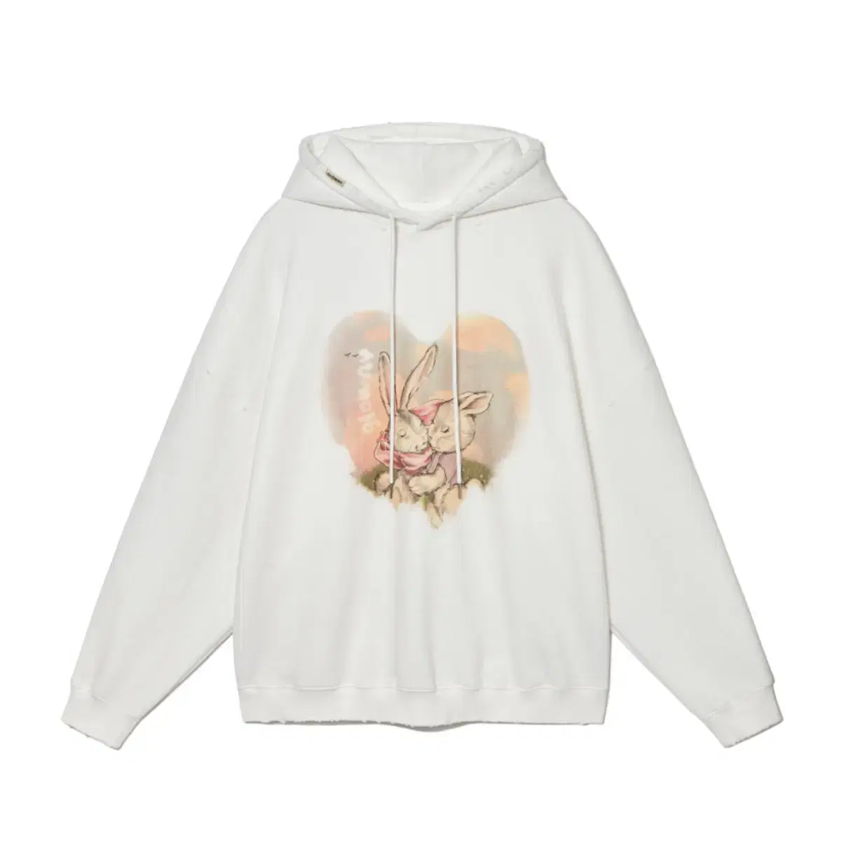 글로니 BUNNY IN LOVE BOXY HOODIE