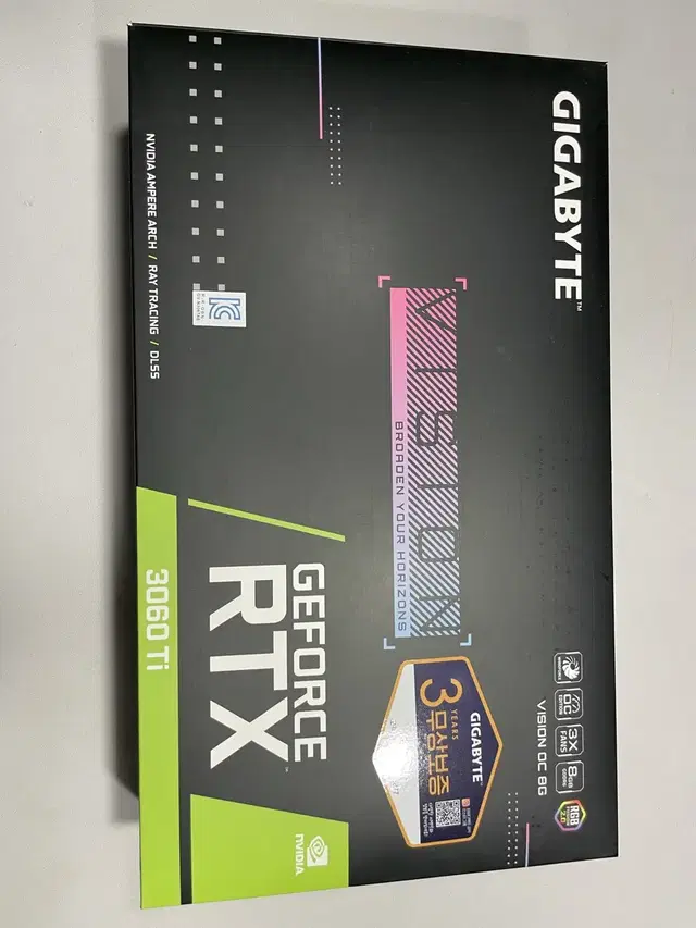 기가바이트 RTX3060Ti 그래픽카드 판매합니다