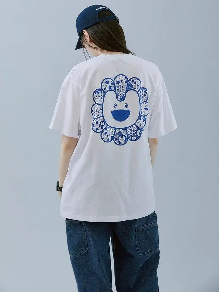 New, XL) New Jeans Murakami T-shirt white sells