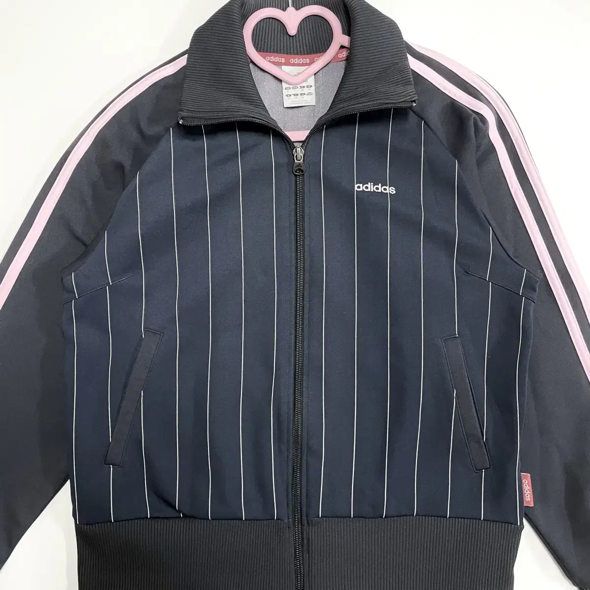 Adidas Rare Navy Pink Jersey Windbreaker Black Pink Beckham