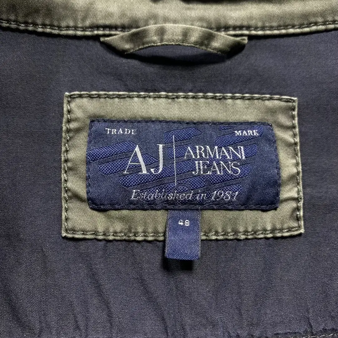 [48] Armani Jeans 아르마니 진스 투웨이 밀리터리 자켓