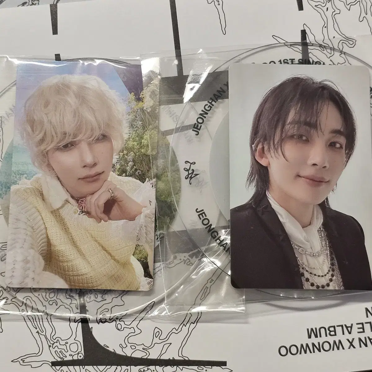 Seventeen jeonghan Dissman THIS MAN albumWeverse pre-order benefit Photocard & Cupcoaster WTS