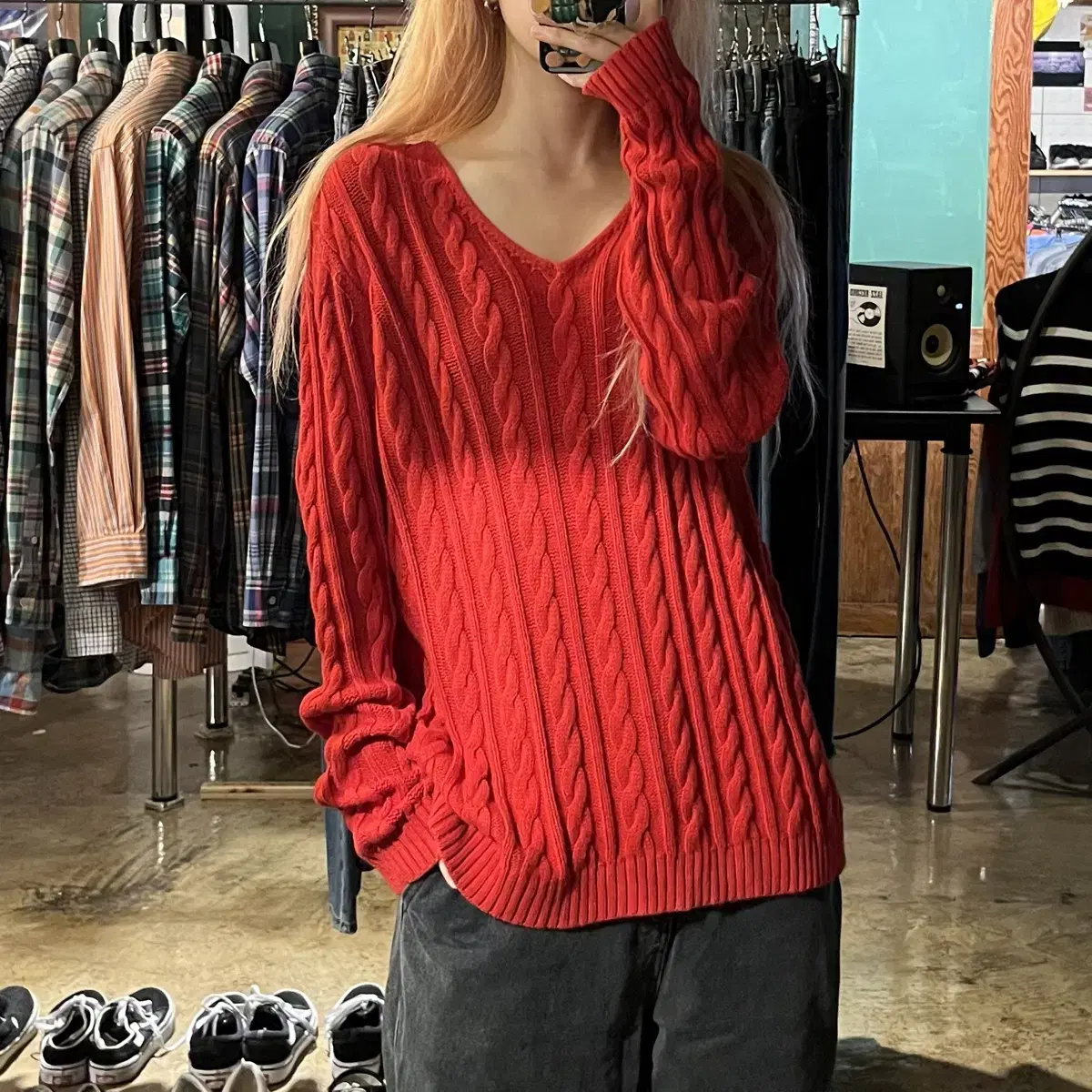 Polo Ralph Lauren V-neck cable knit