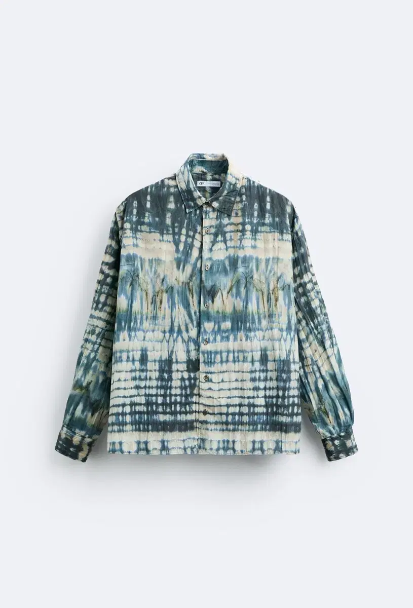 Zara Tie-dye Printed Shirt S 100-105 New