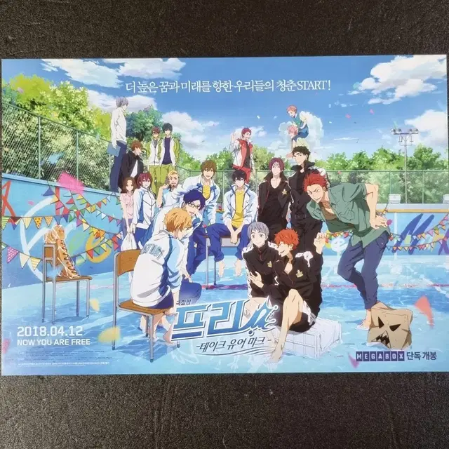 [영화팜플렛] 극장판 프리 free! 테이크유어마크 (2018)영화전단지