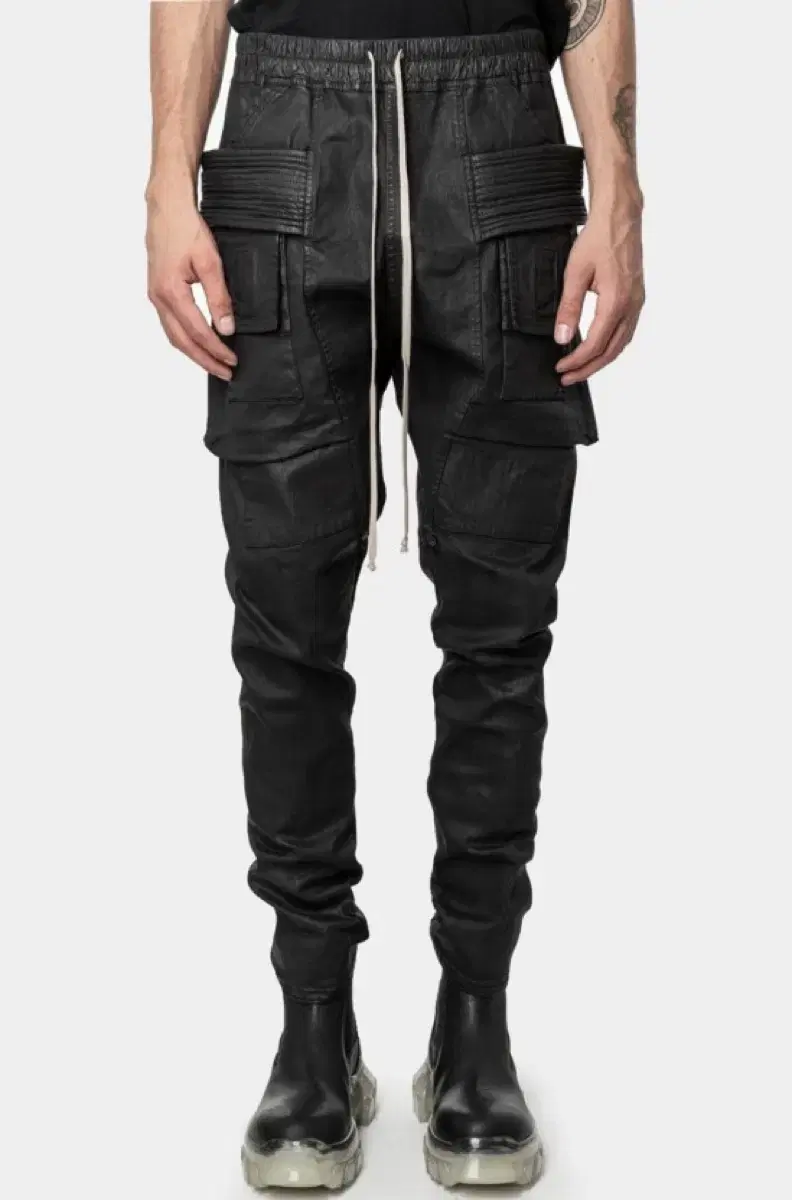 [XS]Rick Owens 19FW SBW Coated Taekwondo Trousers