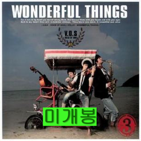 브이오에스 - 3집 / Wonderful Things (미개봉, CD)