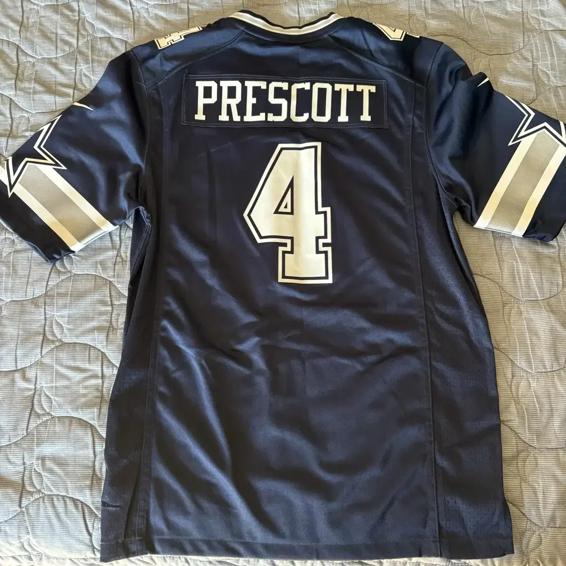 댈러스 카우보이스 nfl 게임 유니폼 Dak Prescott