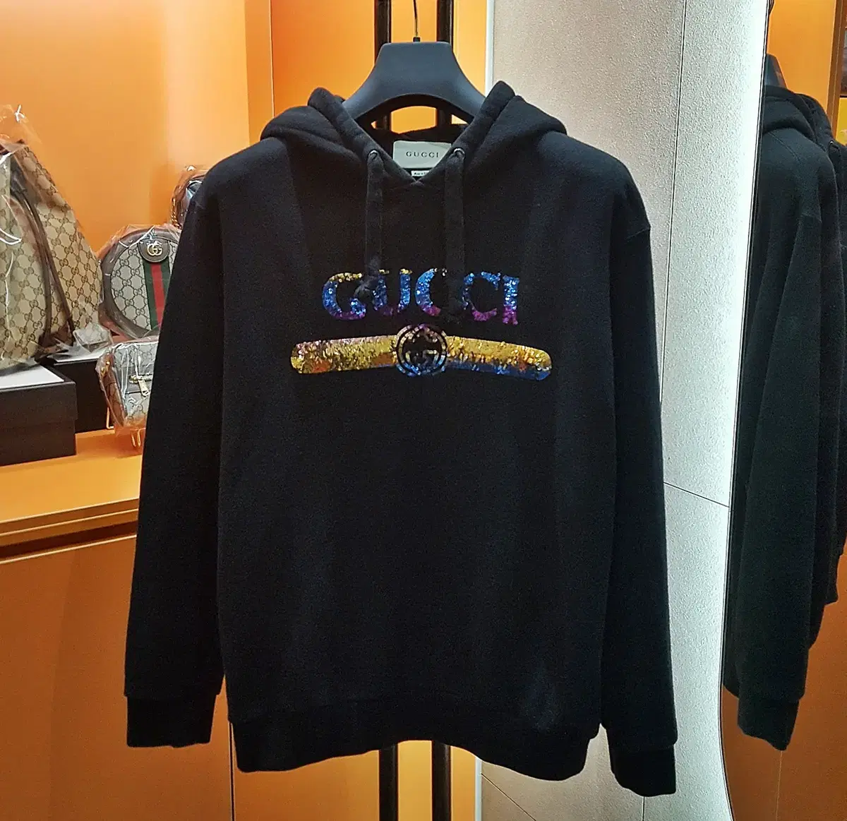 [S-class] Gucci Logo Hoodie M