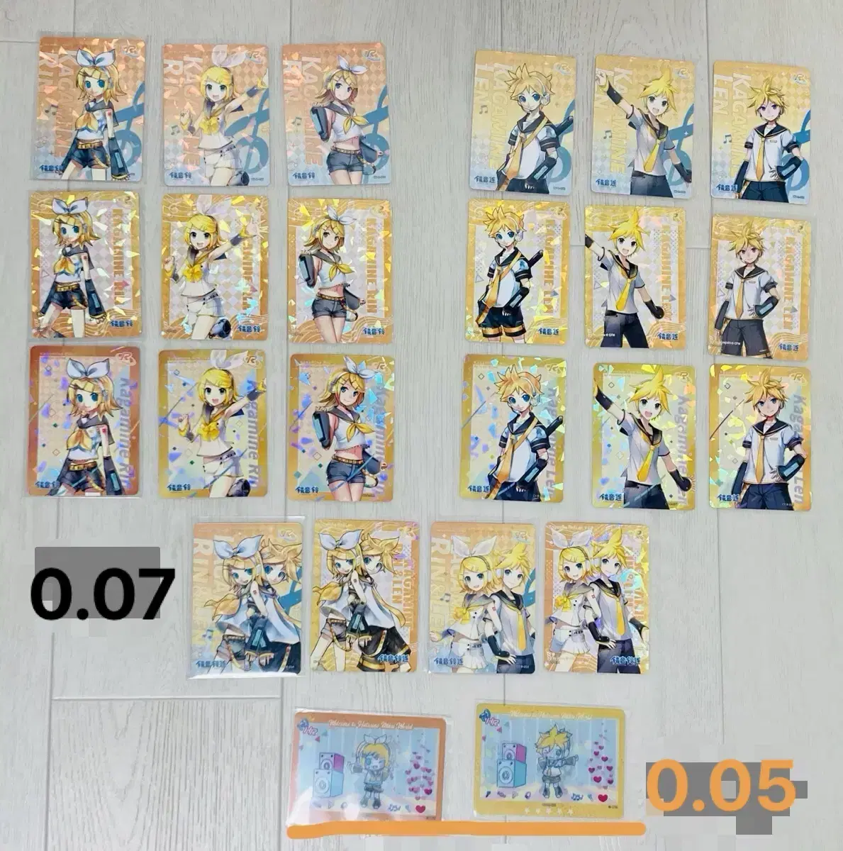 (Largest quantity)Kagamine Rin ren kard