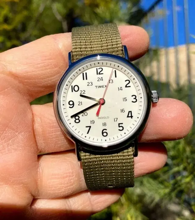 TIMEX 타이맥스 위캔더 시계 나토밴드