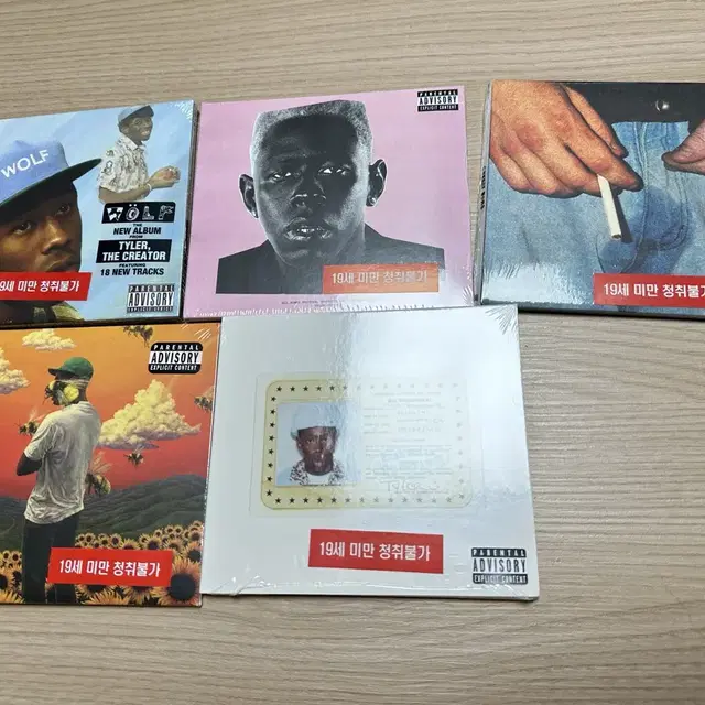 타일러 더 크리에이터 - 2~6집 CD 미개봉 일괄판매