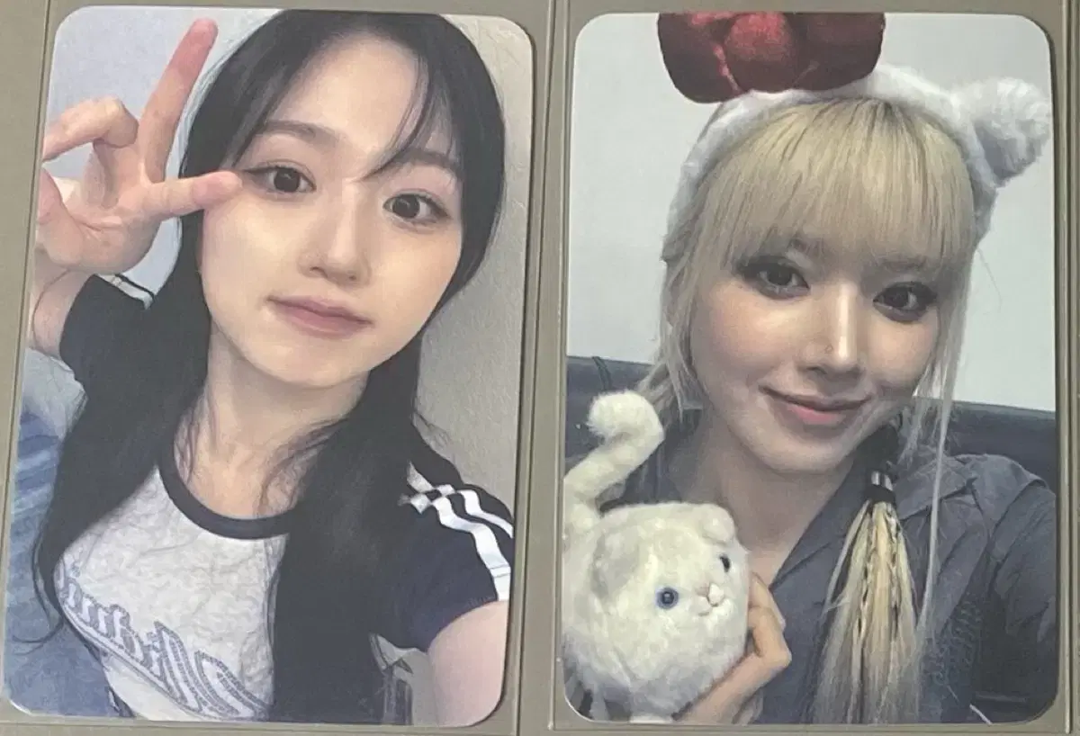 Official goods)nmixx 별별별 haewon jiwoo photocard oliveyoung unreleased photocard 특전