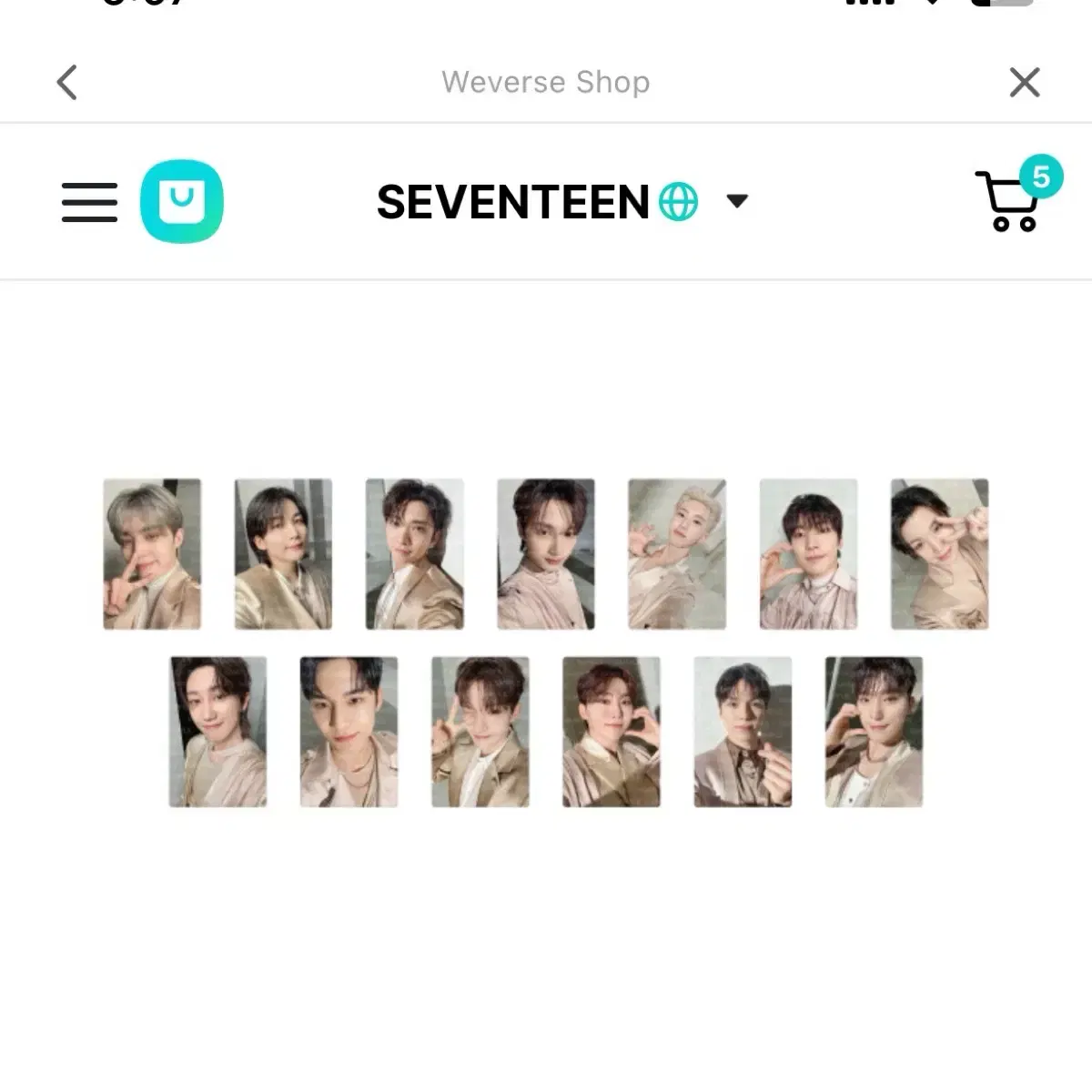 버논 준_세븐틴 고양콘 엠디 후드 포카 분철