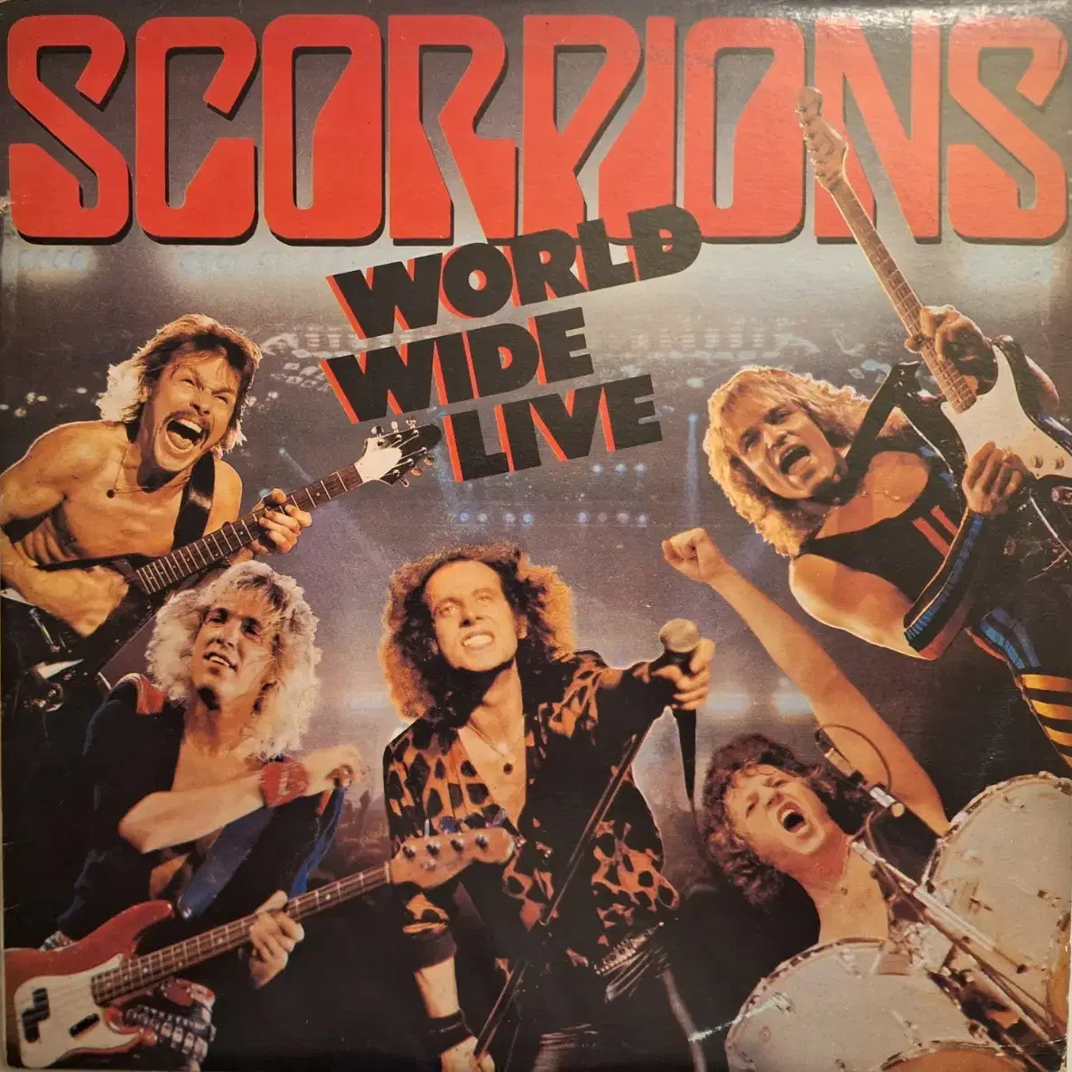 국내라이센스반/Scorpions - World Wide Live LP