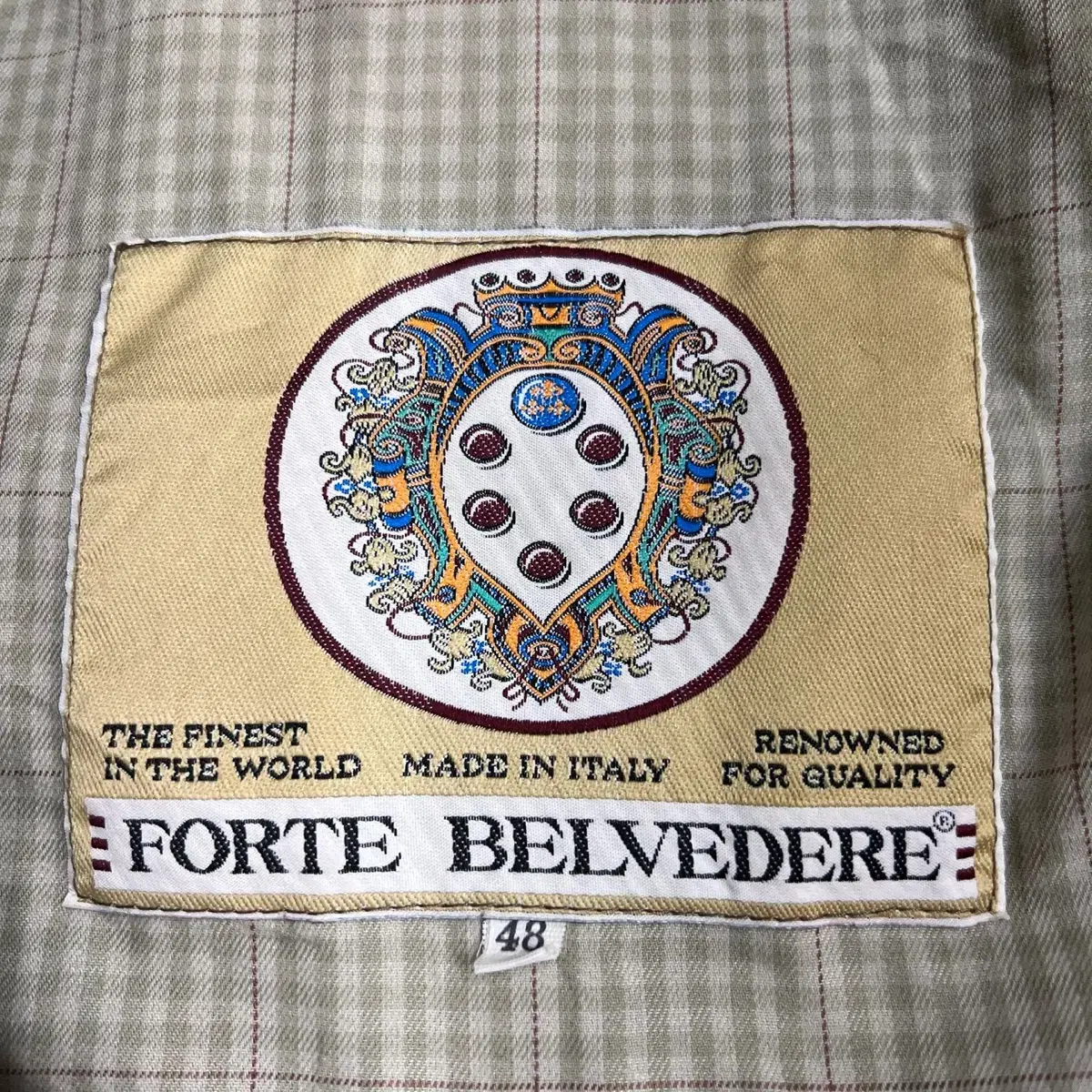 [48] FORTE BELVEDERE 리얼레더 자켓