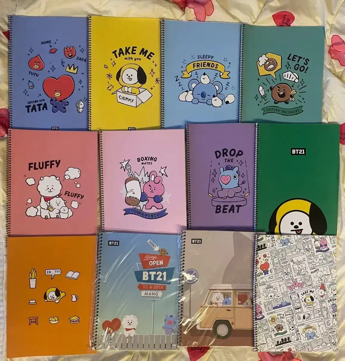 Sells 12 BTS BT21 notes bulk 