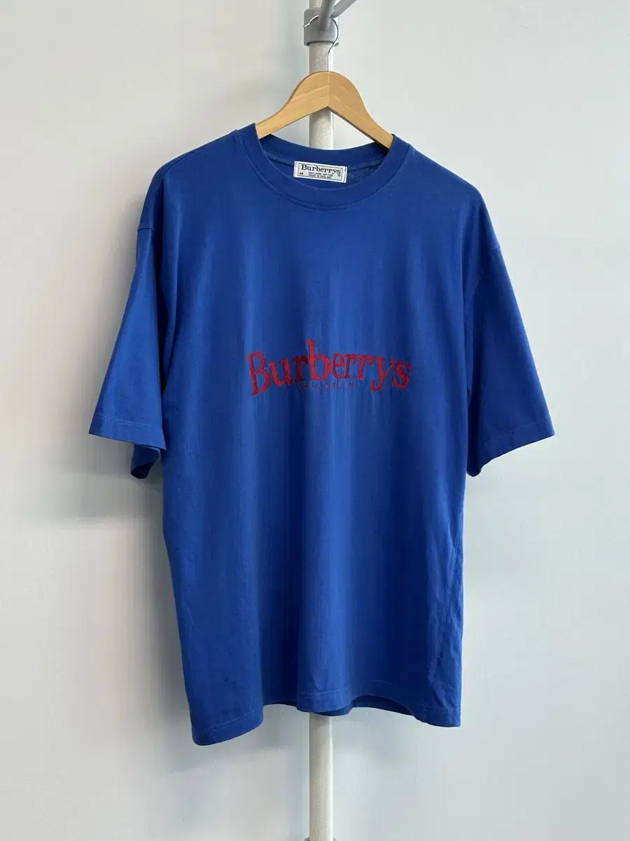 Burberry 90s UK Edition Embroidered Logo Short Sleeve T-shirt