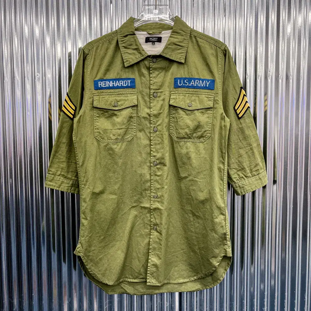 Brownie Vintage US Army Short Sleeve Shirt (Domestic M) CD366