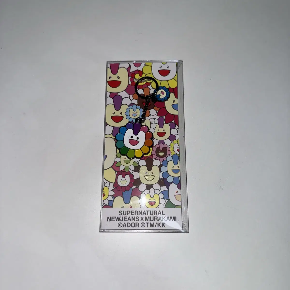 New Jeans x Takashi Murakami line friends pop up Metal keyring Flower