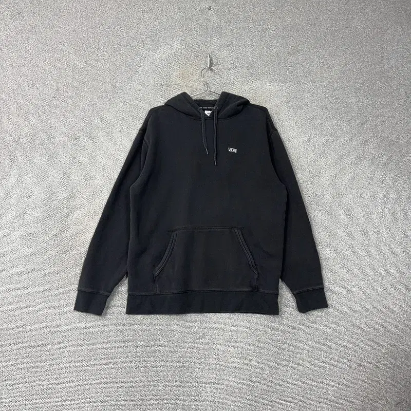 Vans Logo Black Overfit Sweat Hoodie L