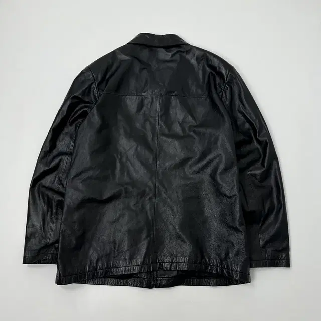 (무료배송) 1990s Cow leather 소가죽 미니멀 자켓